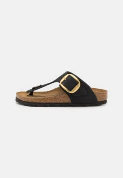 Birkenstock Gizeh Big Buckle Narrow - Mules - Black -Affordable Shoe Store 895300c38dbf47fba672d1c77b7e2be4