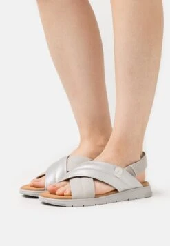 Geox Dandra - Sandals - Light Grey/Silver