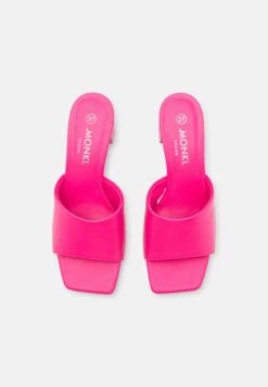 Monki Heeled Mules - Pink 13 Monki Heeled Mules - Pink -Affordable Shoe Store 96488e40a0124350aac18a934339056f