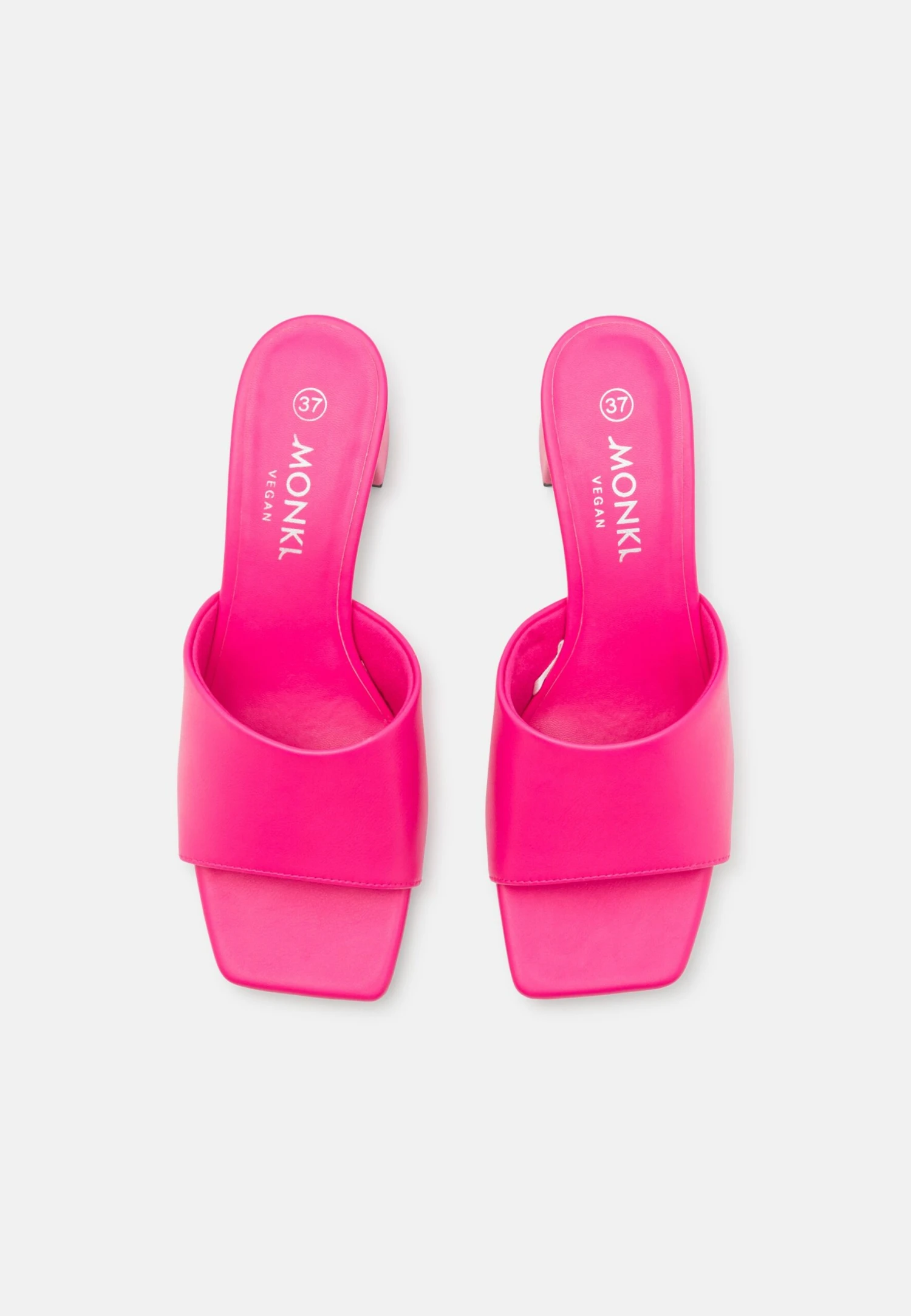 Monki Heeled Mules - Pink 8 Monki Heeled Mules - Pink - Image 6