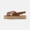 ALOHAS Crossed - Espadrilles - Camel