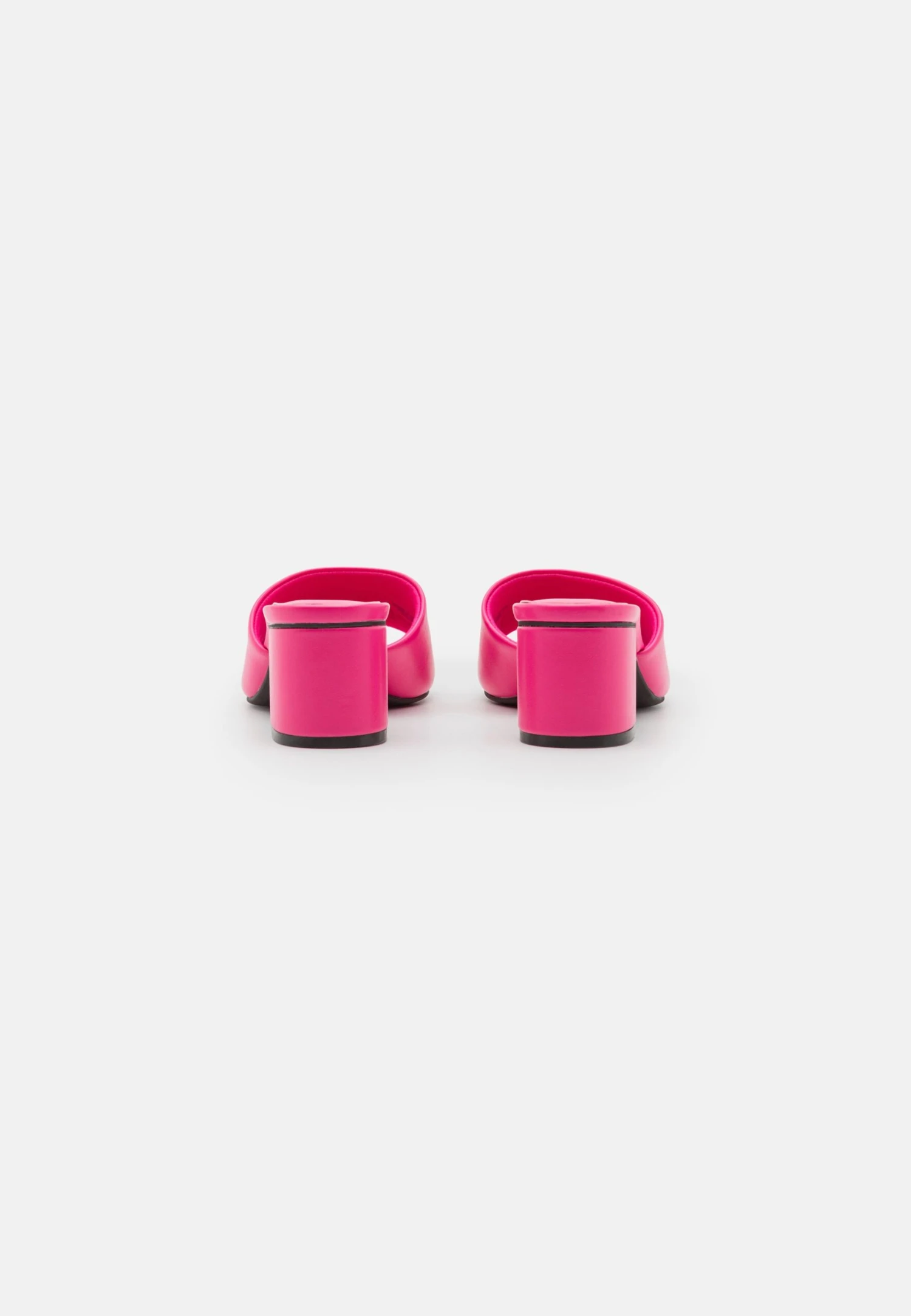 Monki Heeled Mules - Pink 6 Monki Heeled Mules - Pink - Image 4