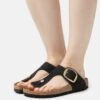 Birkenstock Gizeh Big Buckle Narrow - Mules - Black -Affordable Shoe Store 9dbff4e889ea49fab256436554e74af0