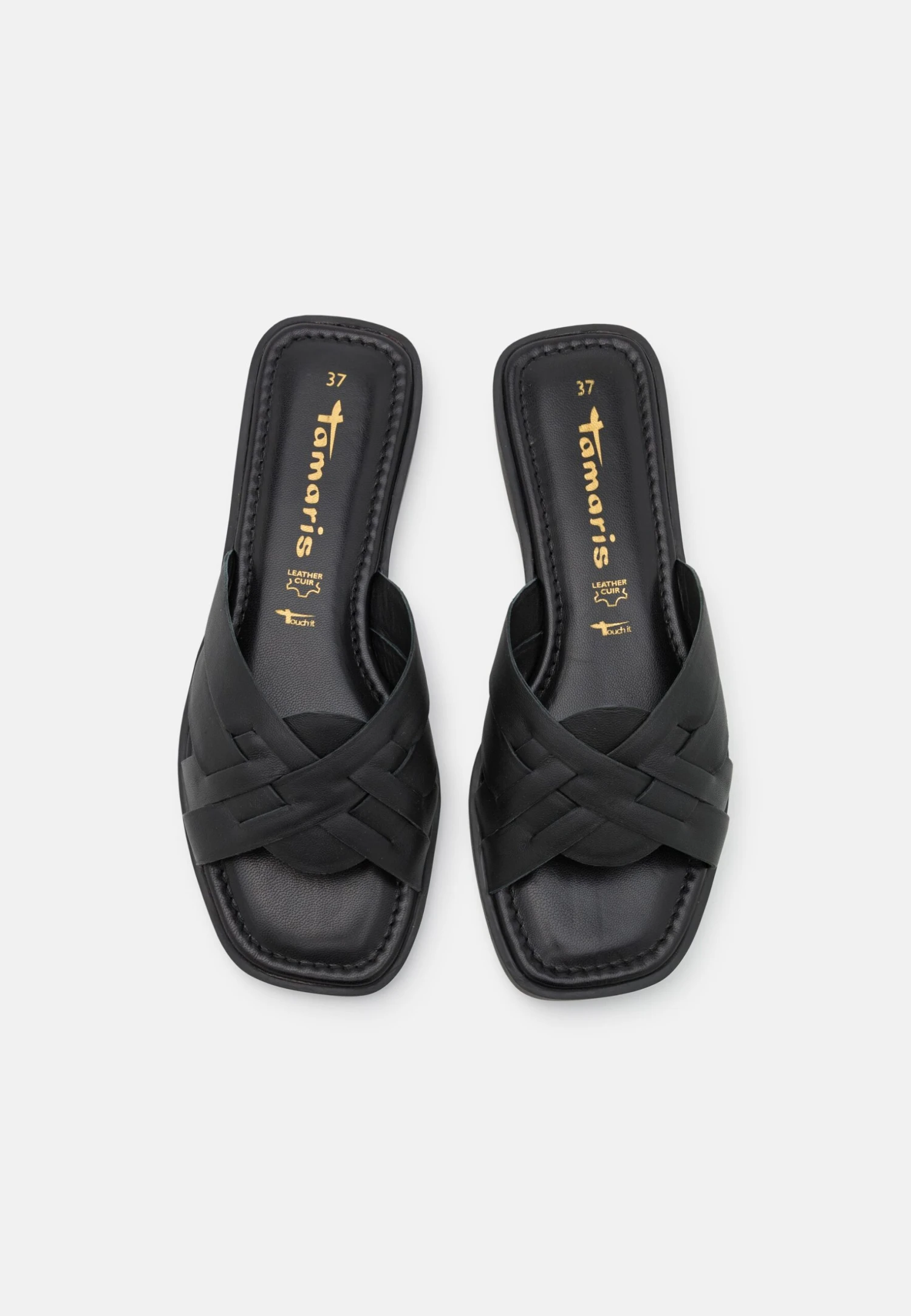 Tamaris Mules - Black 8 Tamaris Mules - Black - Image 6