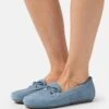 MICHAEL Michael Kors Juliette Moc - Slip-Ons - Dyed Denim 1 MICHAEL Michael Kors Juliette Moc - Slip-Ons - Dyed Denim -Affordable Shoe Store a7ab4ac4710b4fd59bf280e40bae09c4