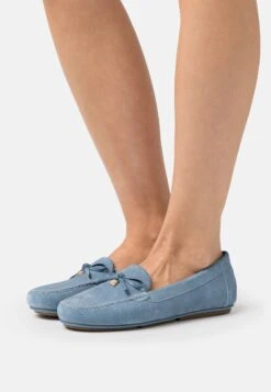 MICHAEL Michael Kors Juliette Moc - Slip-Ons - Dyed Denim