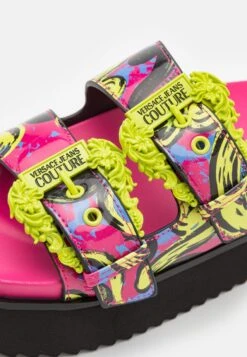 Mules - Hot Pink/Multi-Coloured -Affordable Shoe Store ac2b620afc8c4c77a7e524f4a4ccc593