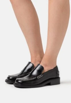 Billi Bi Slip-Ons - Black Desire/Beige