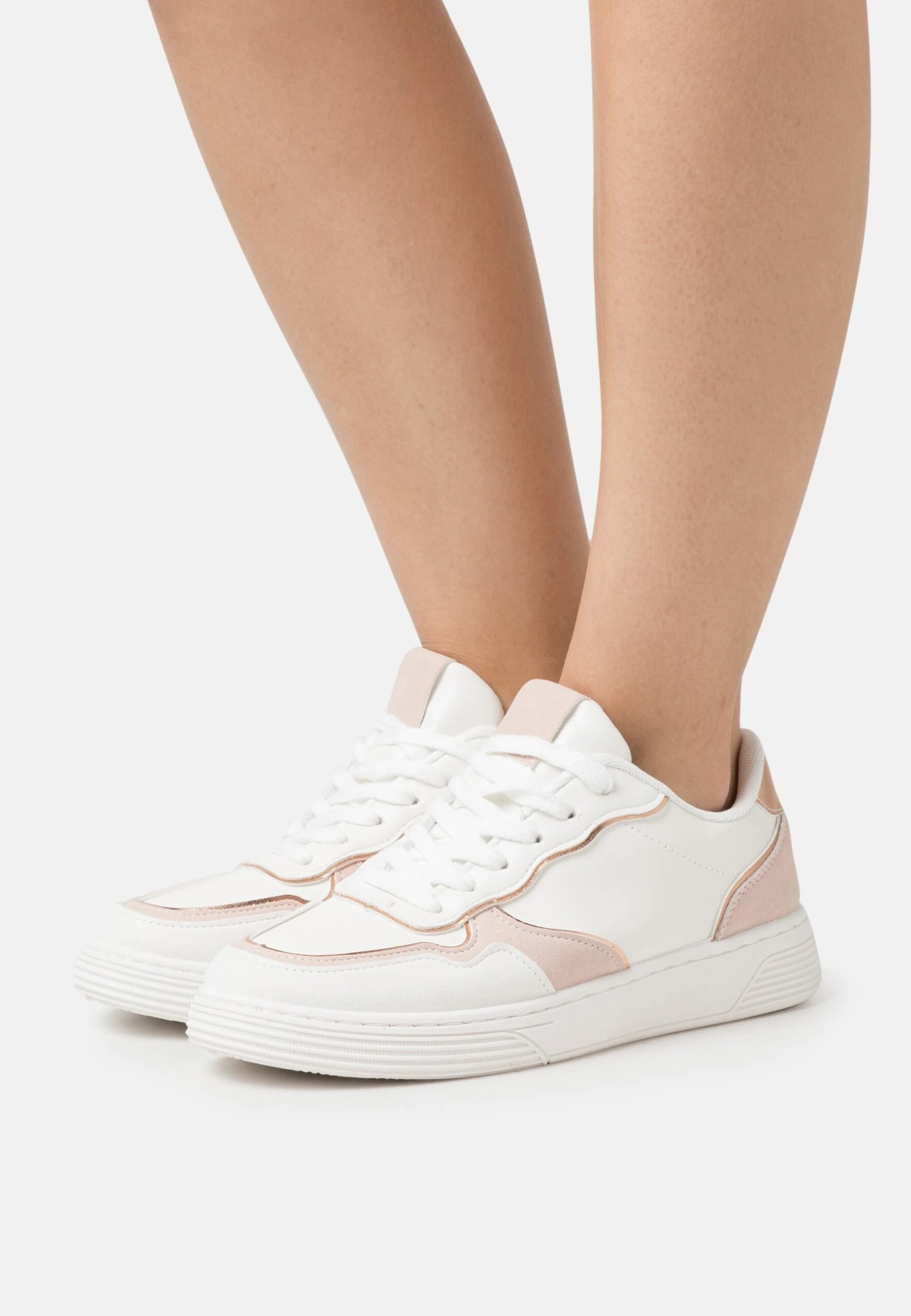 Anna Field Trainers - White/Rose Gold Coloured 3 Anna Field Trainers - White/Rose Gold Coloured