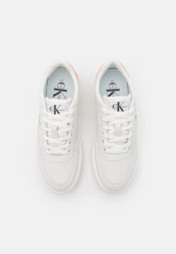 Calvin Klein Jeans Classic Cupsole - Trainers - White/Peach -Affordable Shoe Store b805d54e92c24f7a9db787b214881455