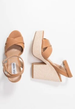 Steve Madden Jina - Platform Sandals - Tan 12 Steve Madden Jina - Platform Sandals - Tan -Affordable Shoe Store b9596630f8ae4a73a49e7040248146d0