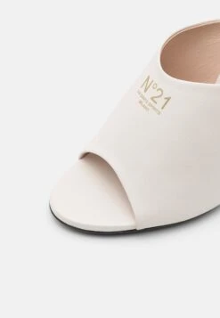 N°21 Heeled Mules - Off-White -Affordable Shoe Store bb40c722178f4fdcab8a04bc6f3400b3