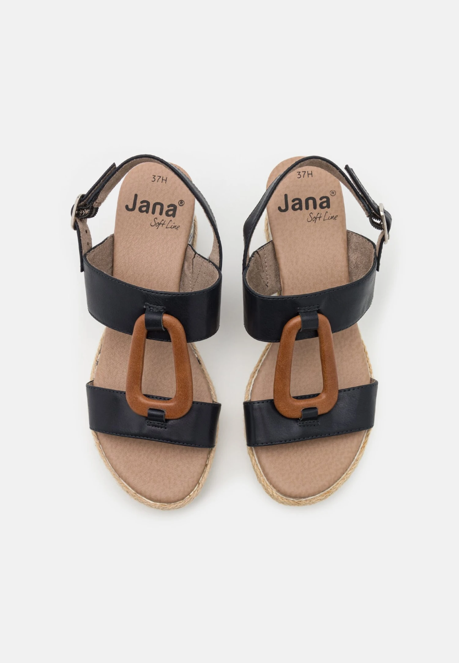 Jana Platform Sandals - Navy 8 Jana Platform Sandals - Navy - Image 6