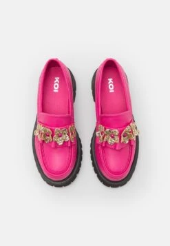 KOI FOOTWEAR Sunset Leaves Flower Loafers - Slip-Ons - Pink -Affordable Shoe Store c5bfab521ebb468b957dfc03964762f3