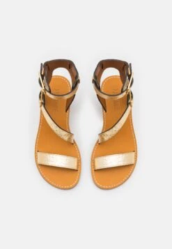 Zadig & Voltaire Cecilia Caprese- Ankle Cuff Sandals - Gold -Affordable Shoe Store c80d67a9a2c74933a7426f4fb95c38c3