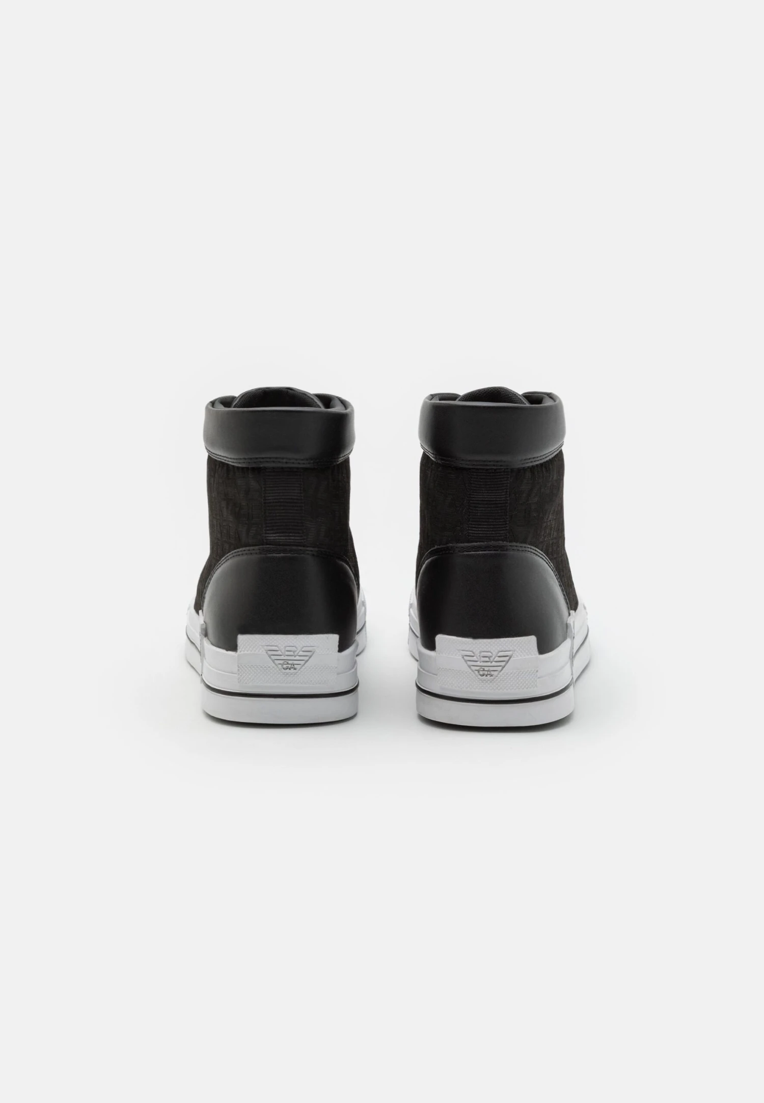 EA7 Emporio Armani All Over Unisex - High-Top Trainers - Black/White 5 EA7 Emporio Armani All Over Unisex - High-Top Trainers - Black/White - Image 3