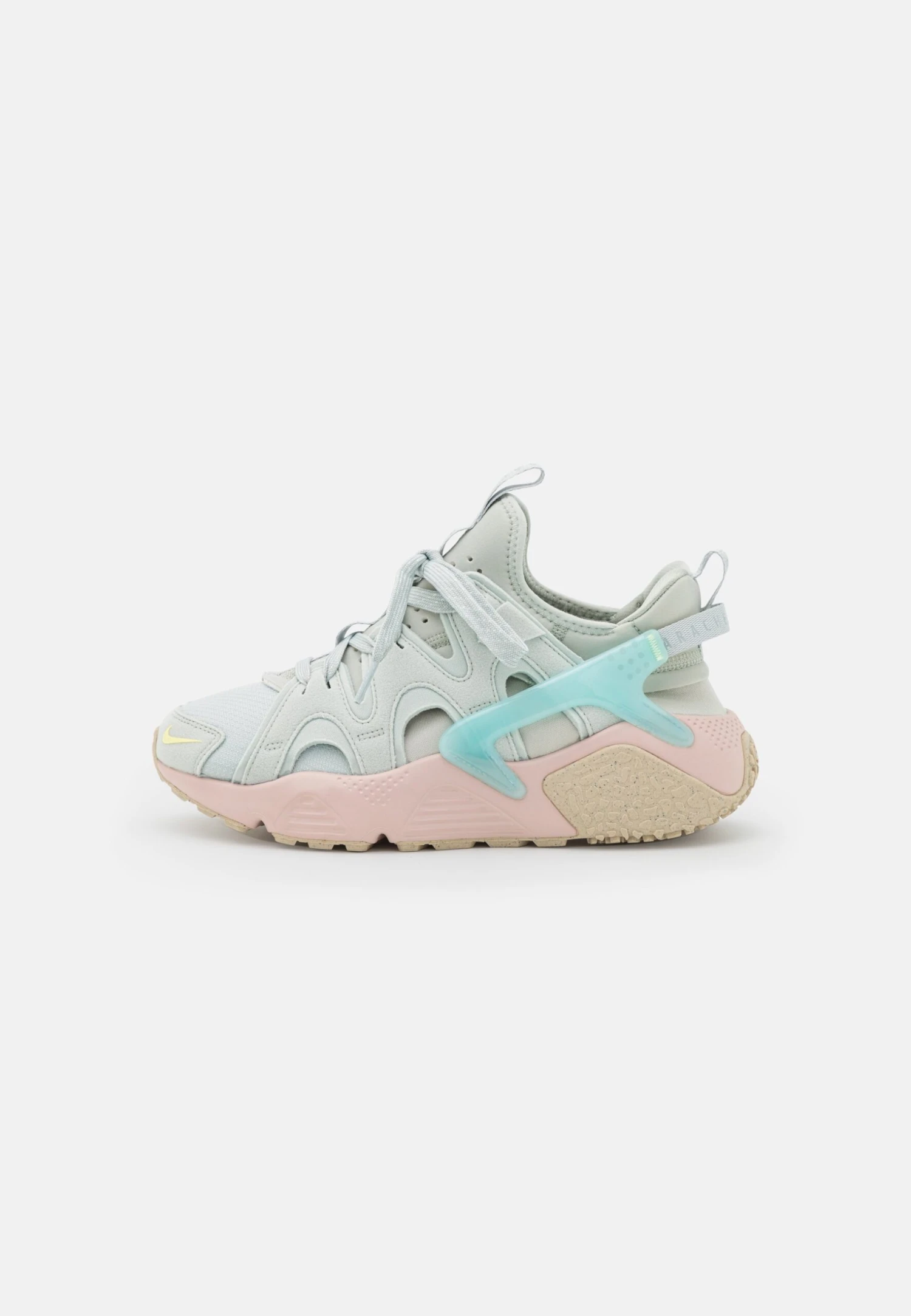 Nike Sportswear Air Huarache - Trainers - Light Silver/Citron Tint/Ocean Bliss/Pink/Sanddrift 4 Nike Sportswear Air Huarache - Trainers - Light Silver/Citron Tint/Ocean Bliss/Pink/Sanddrift - Image 2