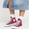 Converse Chuck Taylor All Star Hi - High-Top Trainers - Maroon -Affordable Shoe Store d07d093be1ae4219a356e2780b4c129e