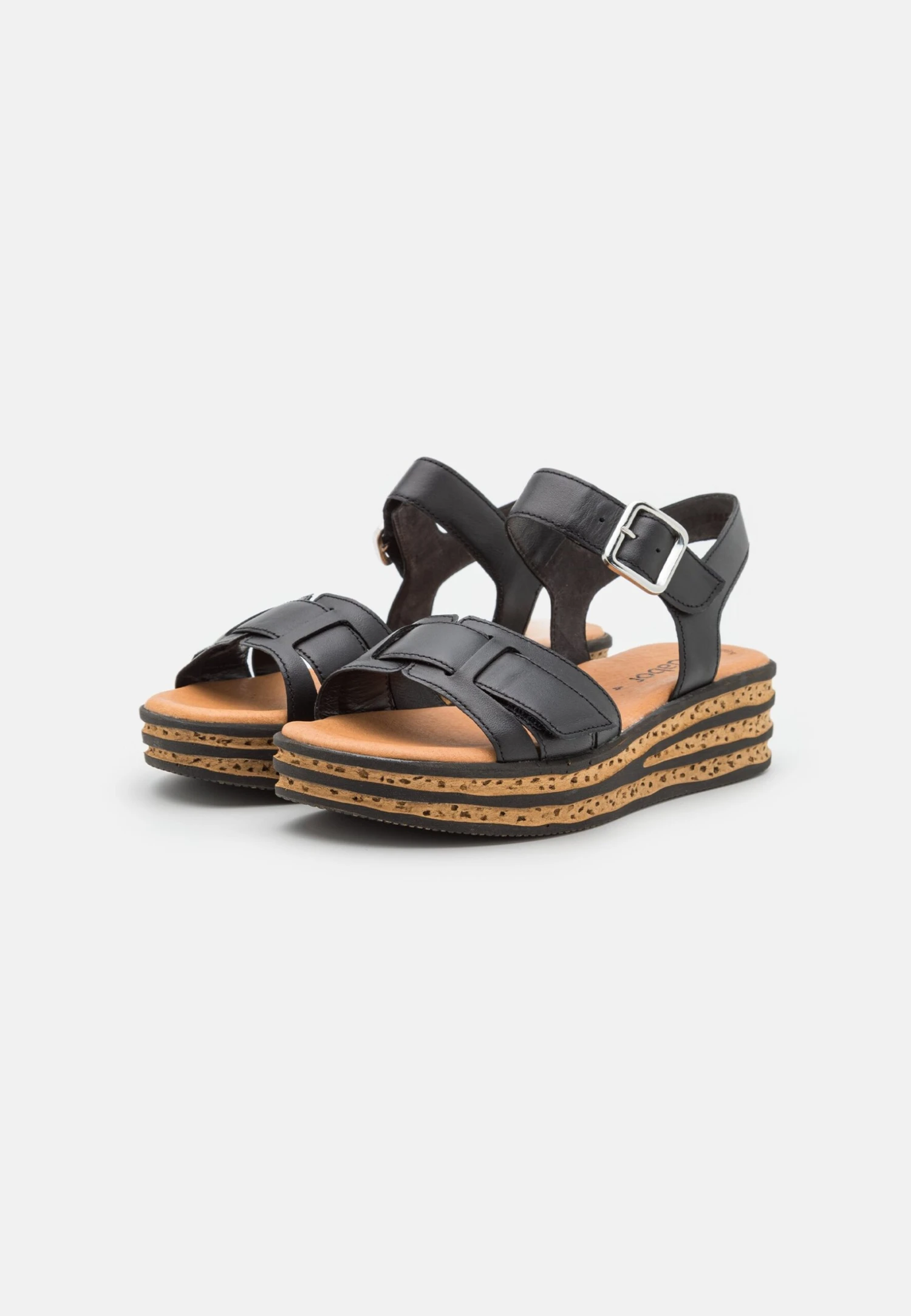 Gabor Platform Sandals - Schwarz 5 Gabor Platform Sandals - Schwarz - Image 3