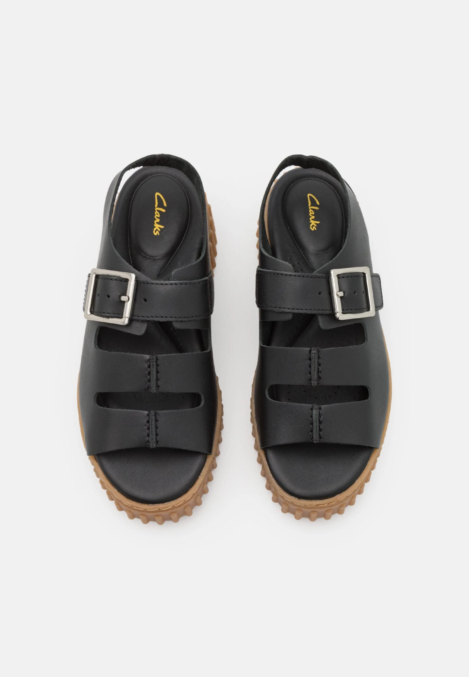 Clarks Torhill Seam - Platform Sandals - Black 8 Clarks Torhill Seam - Platform Sandals - Black - Image 6