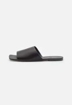 Selena Single Vamp Slide - Mules - Black -Affordable Shoe Store da1140c11d514d2182a1fea6f245963e