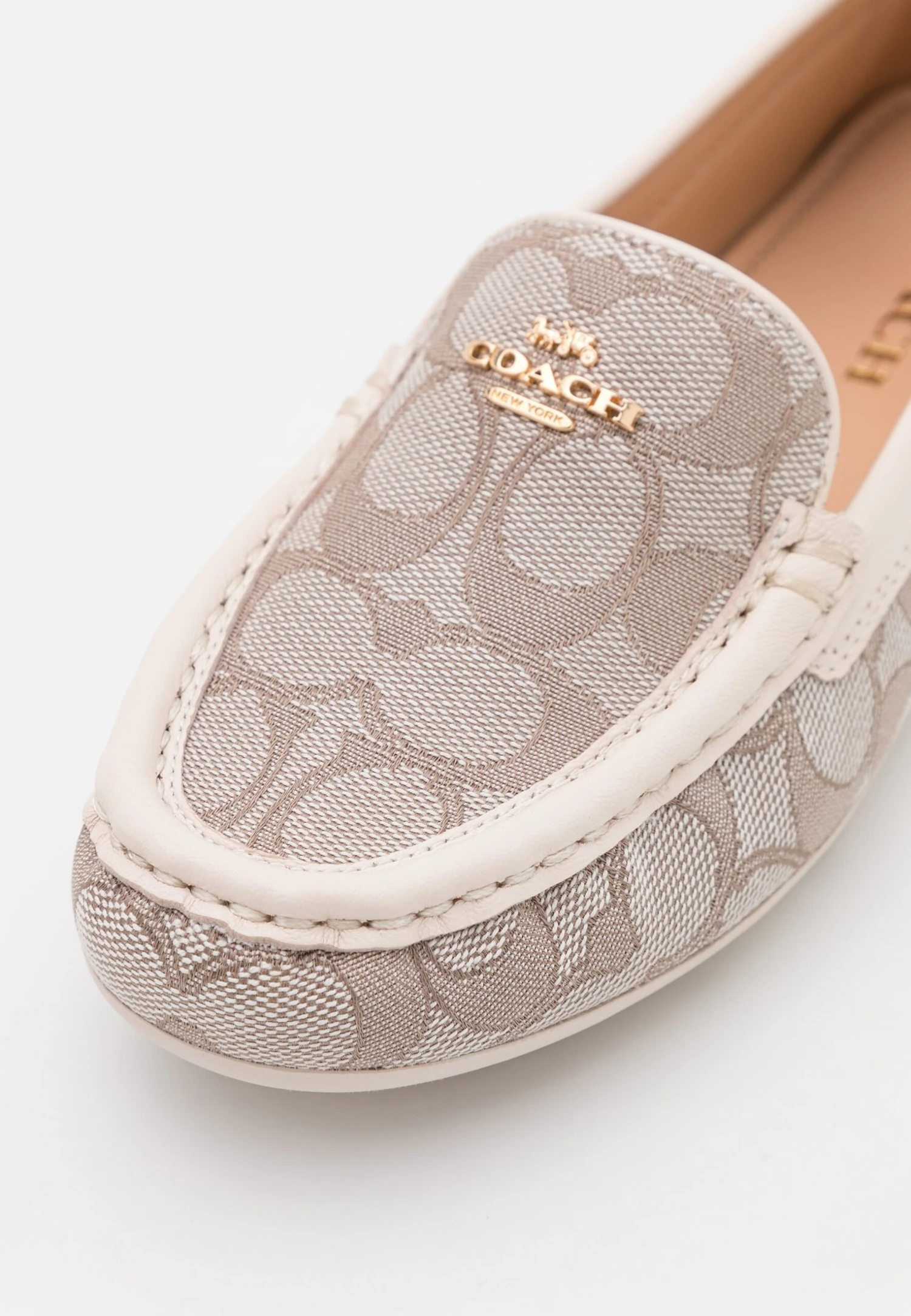 Coach Marley Driver - Moccasins - Stone/Chalk 9 Coach Marley Driver - Moccasins - Stone/Chalk - Image 7