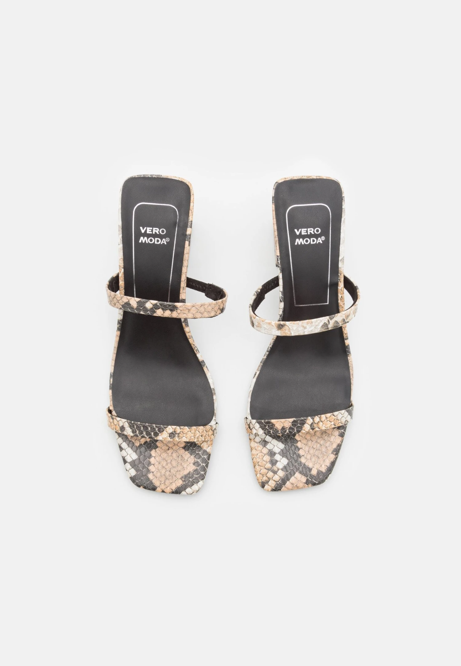 Vero Moda Vmbrill- Heeled Mules - Oatmeal 8 Vero Moda Vmbrill- Heeled Mules - Oatmeal - Image 6