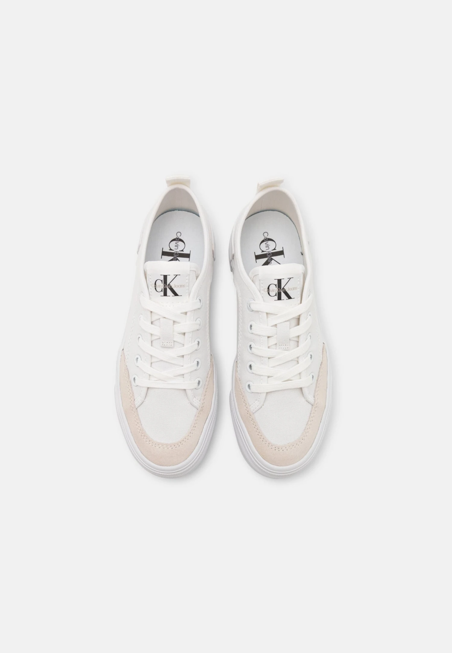 Calvin Klein Jeans Vulc Flatform Bold Irreg Lines - Trainers - White/Ancient White 8 Calvin Klein Jeans Vulc Flatform Bold Irreg Lines - Trainers - White/Ancient White - Image 6