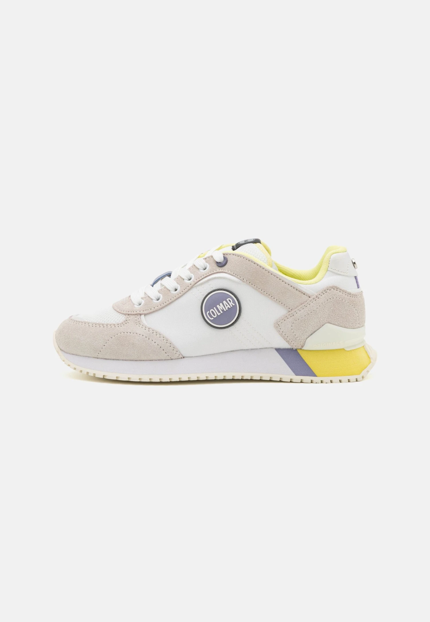 Colmar Originals Travis Plus - Trainers - White/Yellow/Purple 4 Colmar Originals Travis Plus - Trainers - White/Yellow/Purple - Image 2