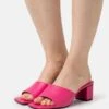 Monki Heeled Mules - Pink 1 Monki Heeled Mules - Pink -Affordable Shoe Store e379971b229f4ec4a23448b789aae0b0