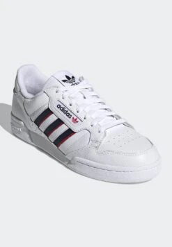 Adidas Originals Continental 80 Stripes Unisex - Trainers - Footwear White/Collegiate Navy/Vivid Red -Affordable Shoe Store e6a7ee6a68874d519c4b3ab359e7543d