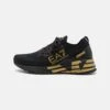 EA7 Emporio Armani Crusher Distance Unisex - Trainers - Triple Black/Gold -Affordable Shoe Store e70bfd30ff5749fca46fe80a06478cac