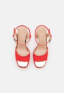 Menbur High Heeled Sandals - Rot -Affordable Shoe Store e875a5ac72d443098f88ed20d6c91d04