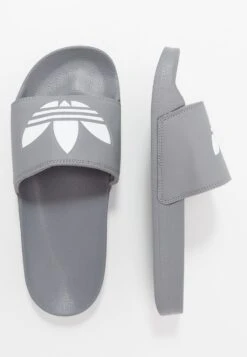 Adidas Originals Adilette Lite - Mules - Grey -Affordable Shoe Store ea871223a35543a0a2038f6fc250efbf
