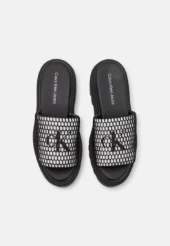 Calvin Klein Jeans Toothy Combat - Heeled Mules -Affordable Shoe Store eb23cf42e251419fa44afbf1152fa781