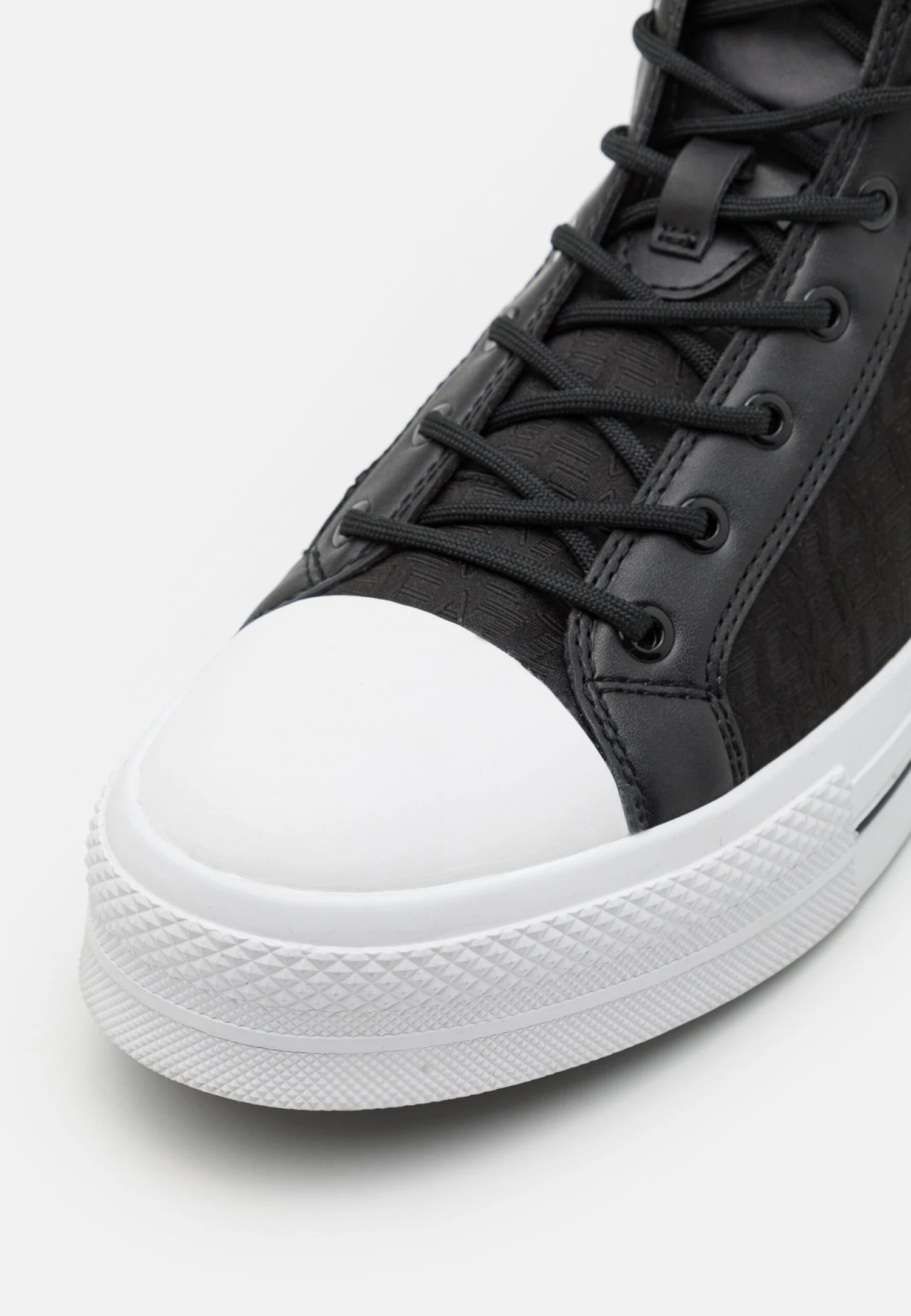 EA7 Emporio Armani All Over Unisex - High-Top Trainers - Black/White 8 EA7 Emporio Armani All Over Unisex - High-Top Trainers - Black/White - Image 6