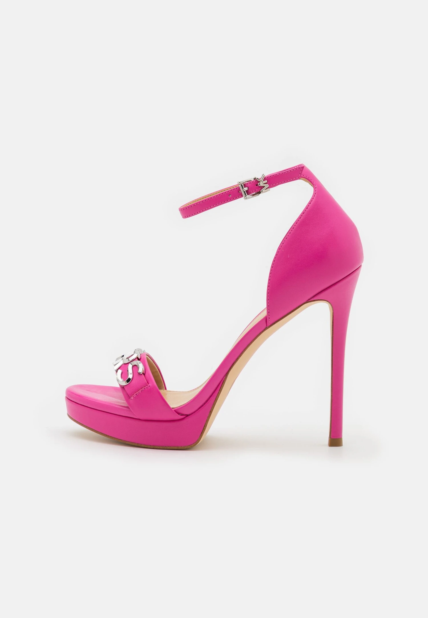 MICHAEL Michael Kors Jordyn Platform- High Heeled Sandals - Cerise 4 MICHAEL Michael Kors Jordyn Platform- High Heeled Sandals - Cerise - Image 2