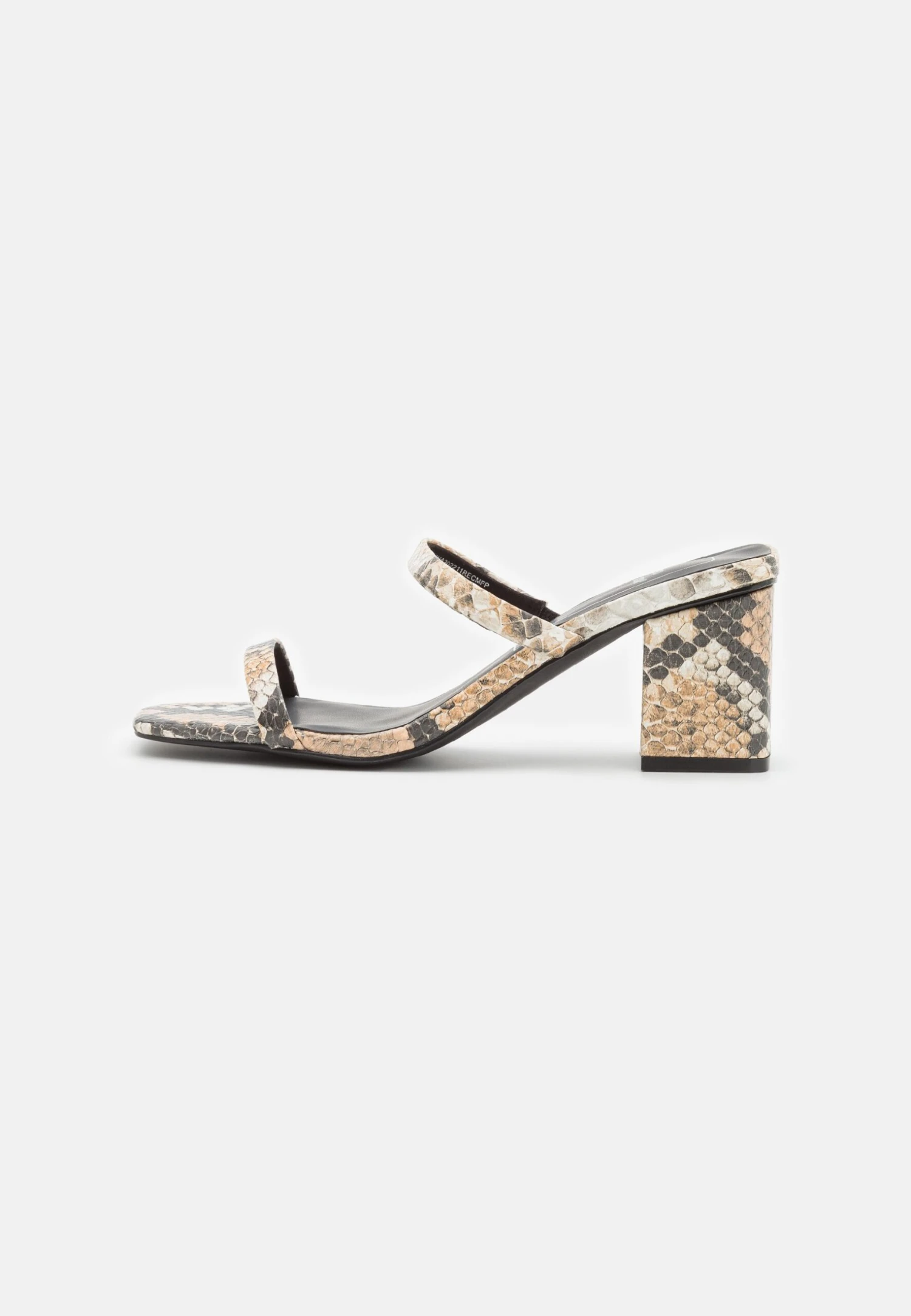 Vero Moda Vmbrill- Heeled Mules - Oatmeal 4 Vero Moda Vmbrill- Heeled Mules - Oatmeal - Image 2