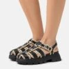 Loeffler Randall Talia Platform Fisherman - Platform Sandals - Black/Natural -Affordable Shoe Store f11d0f2e014a489181878ac08e7cdae5