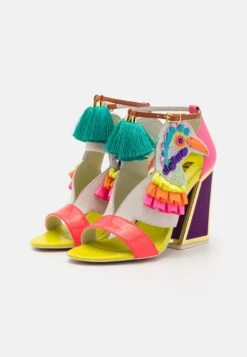 Kat Maconie Aya - High Heeled Sandals - Flared Red/Cyber Grape -Affordable Shoe Store f137b719e2b240098ace46ef14733036