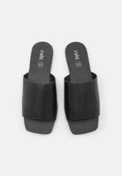 Selena Single Vamp Slide - Mules - Black -Affordable Shoe Store f2d0fbaa85a24abb8f9b140a1ad59bcf