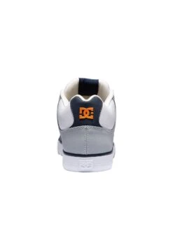 DC SHOES Pure Mid - Skate Shoes - Xwsn White Grey Orange -Affordable Shoe Store ff422b95564c4aa486b98f8afff0466d